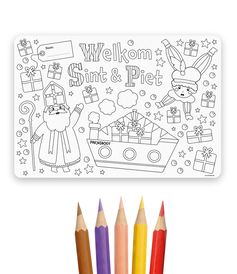 Sinterklaas Placemats 48cm 4st