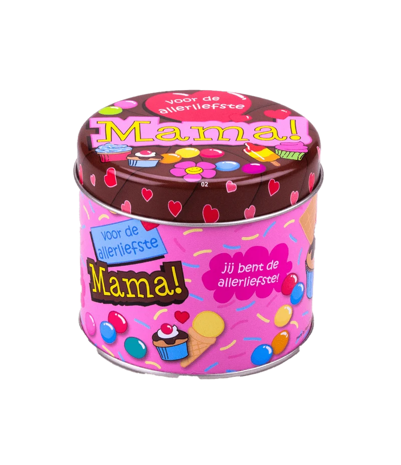 Snoepblik Mama 9cm