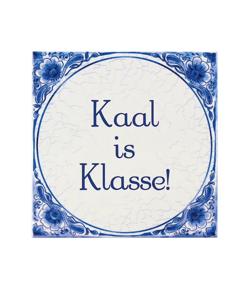 Delfts Blauw Tegel Kaal 14,5cm