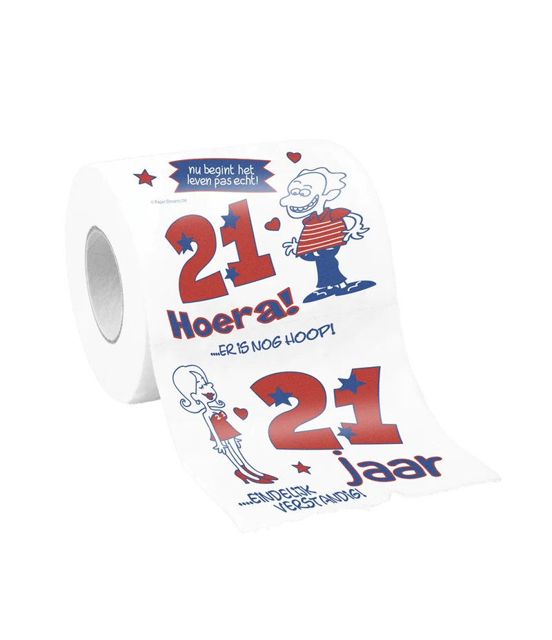 Toiletpapier 21 Jaar