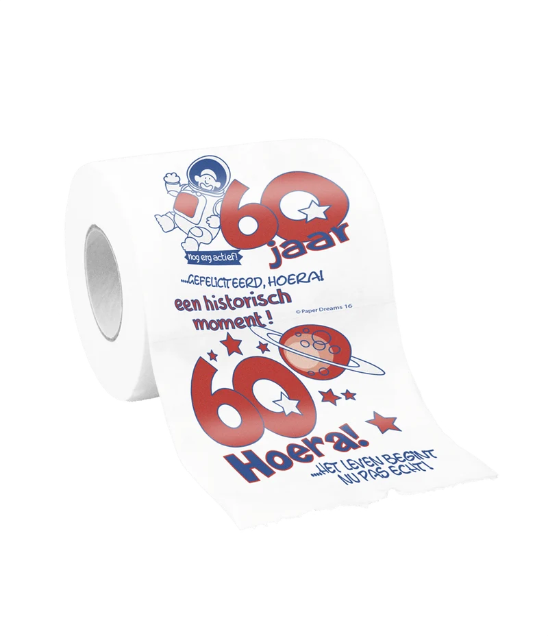 Toiletpapier 60 Jaar