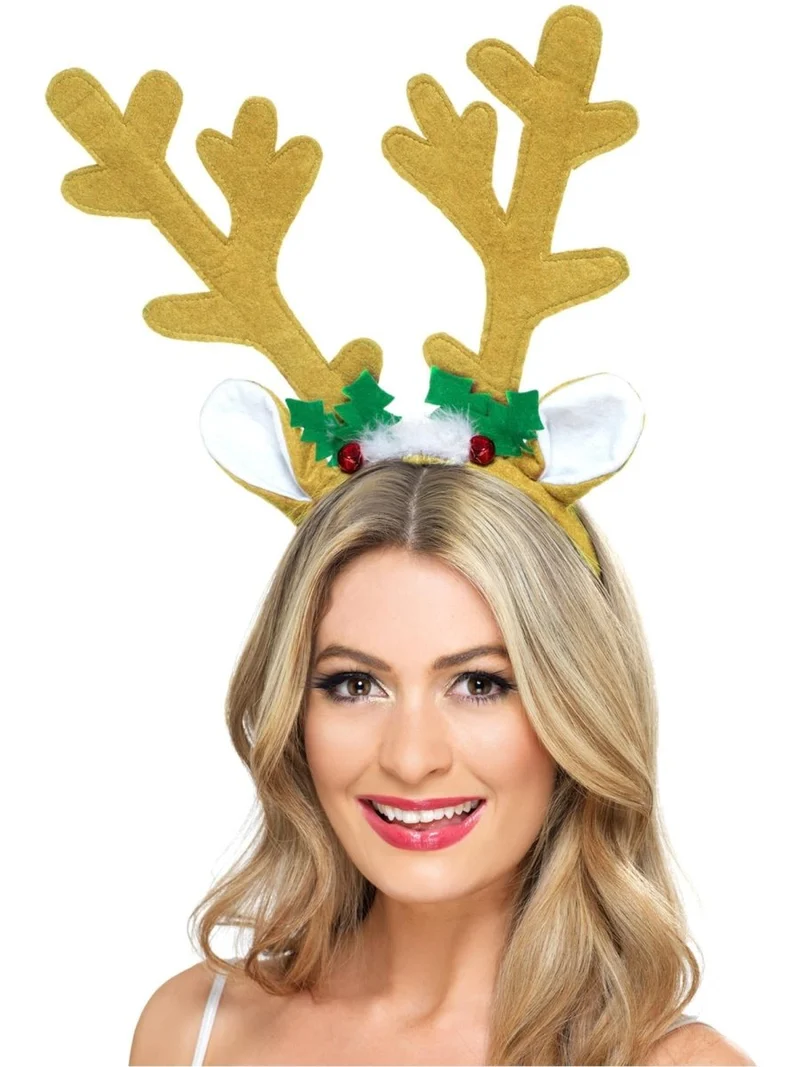 Kerst Haarband Rendier XL