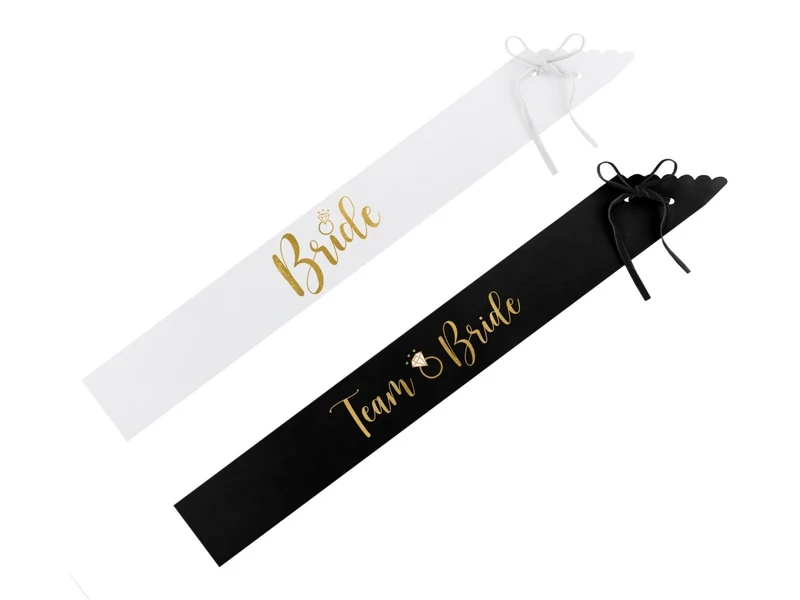 Bruiloft Accessoireset Zwart Wit