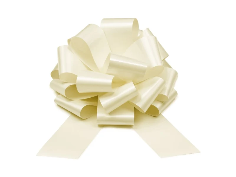 Witte Strik 30cm