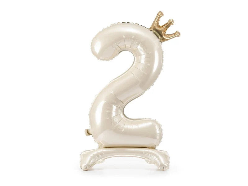 2 Jaar Helium Ballon Parelmoer Leeg 84cm