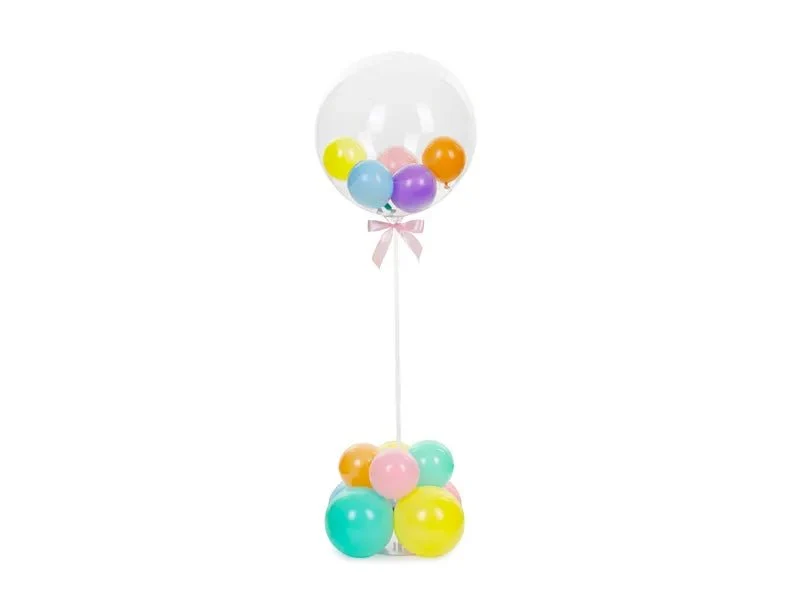 Witte Ballonnenstandaard Plastic 72cm