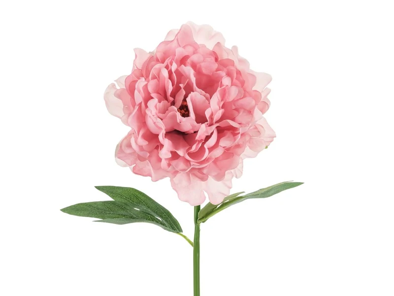 Roze Nep Bloem Pioenroos 35cm