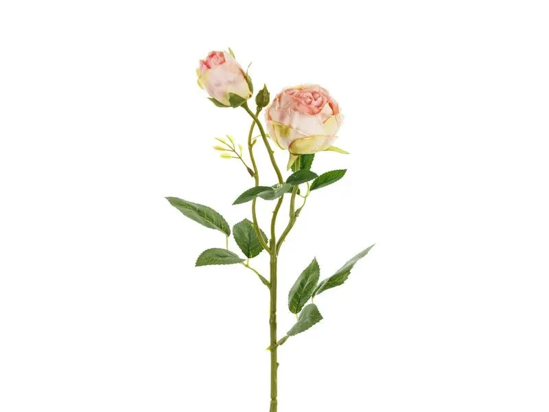 Roze Nep Bloem Roos 55cm