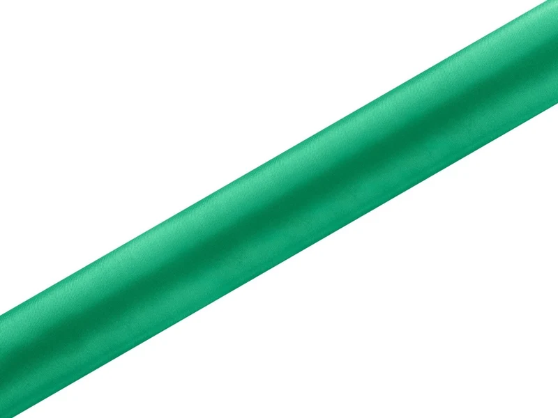 Groene Tafelloper Satijn 9m