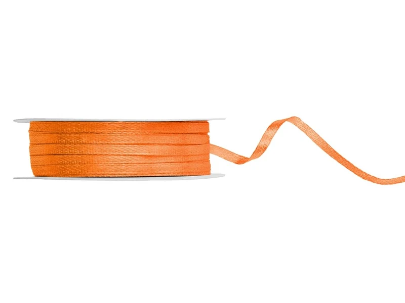 Neon Oranje Lint 3Mm 50m