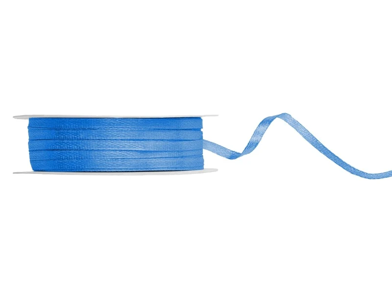 Blauwe Lint 3Mm Satijn 50m