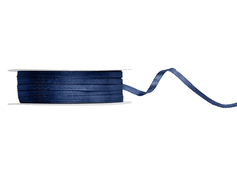 Donkerblauwe Lint 3Mm 50m