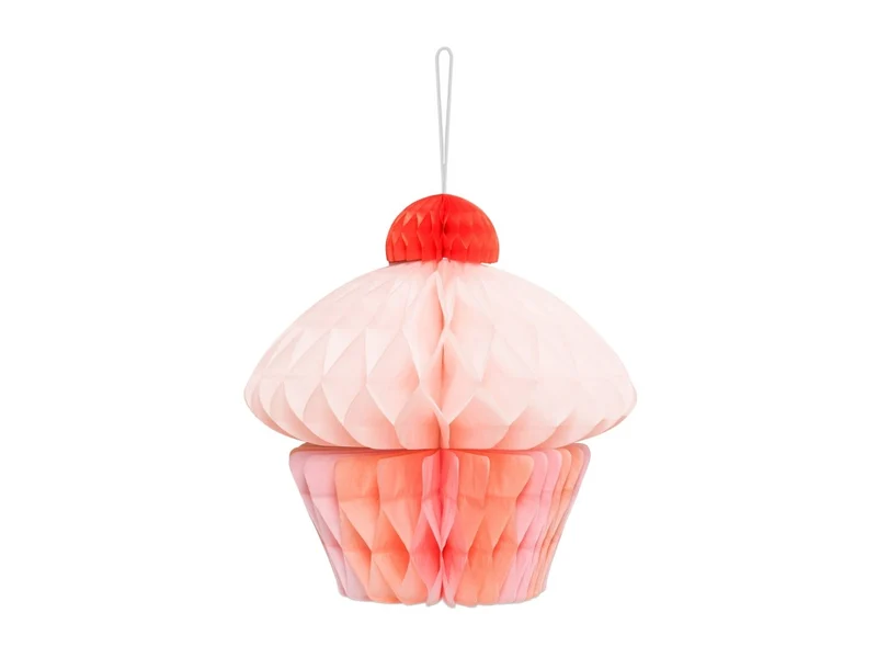 Roze Honeycombs Cupcake 20cm