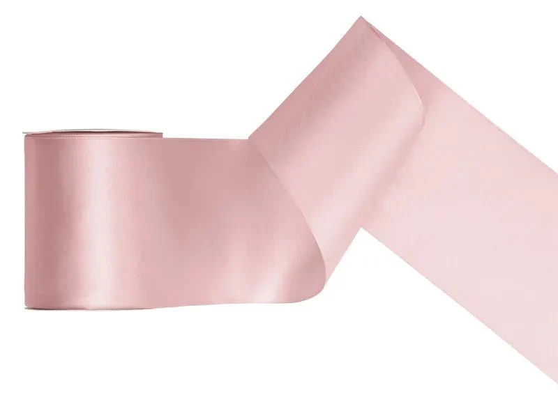 Lichtroze Lint Satijn 25m