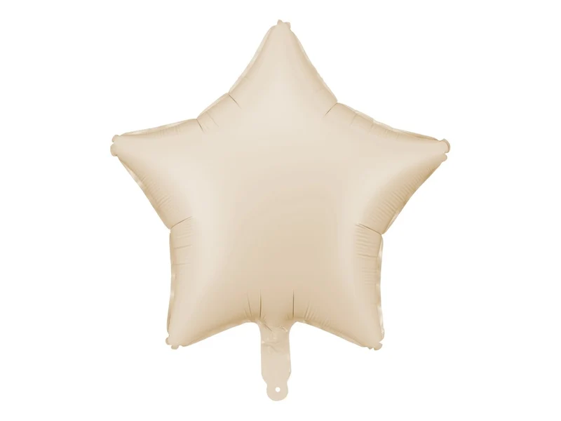 Ster Helium Ballon Beige Leeg 48cm