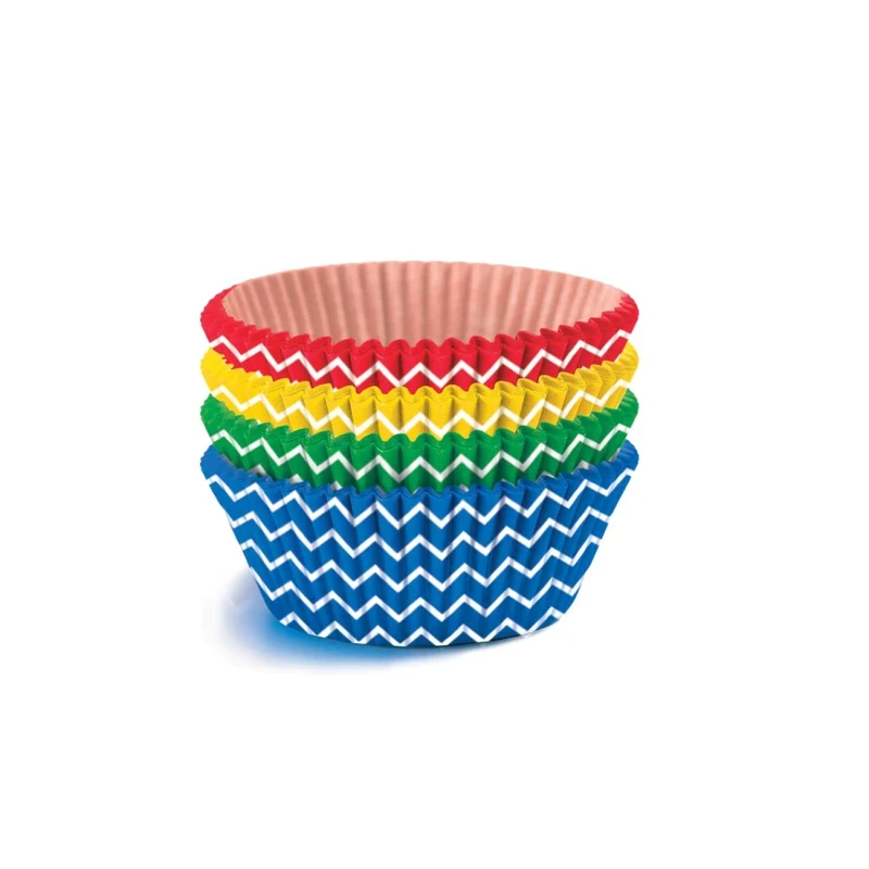 Gekleurde Cupcake Vormpjes 3,5cm 40st