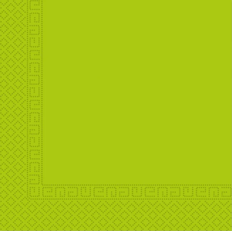 Lime Groene Servetten 3 Laags 33cm 20st