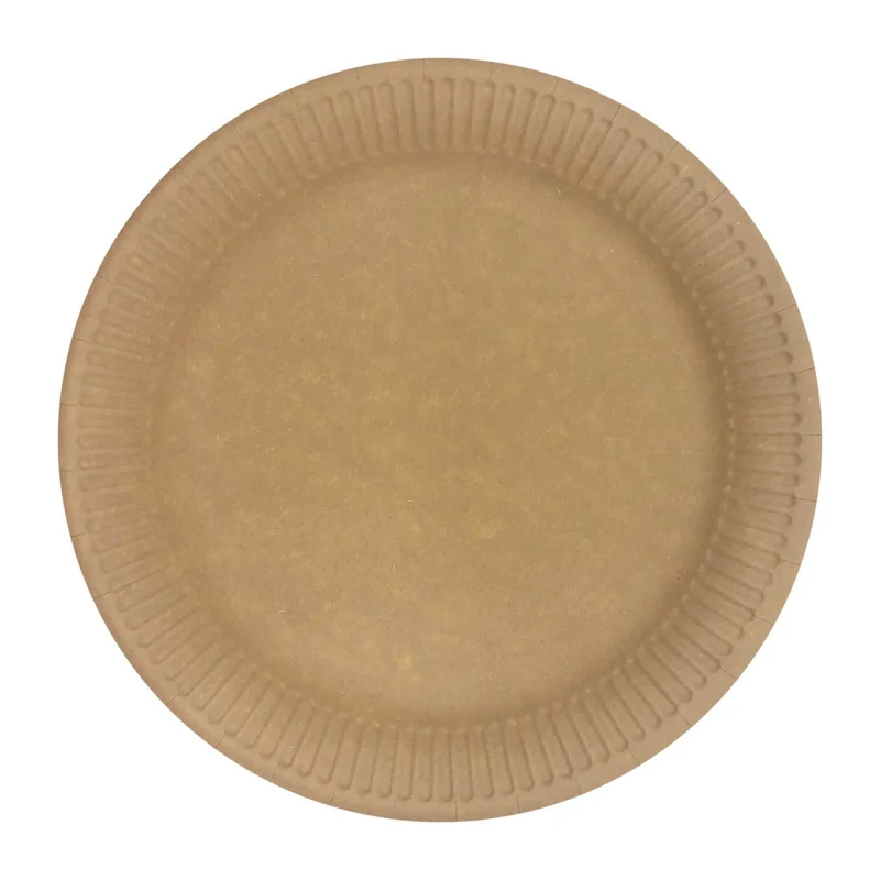 Bruine Borden Kraft Papier 23cm 10st