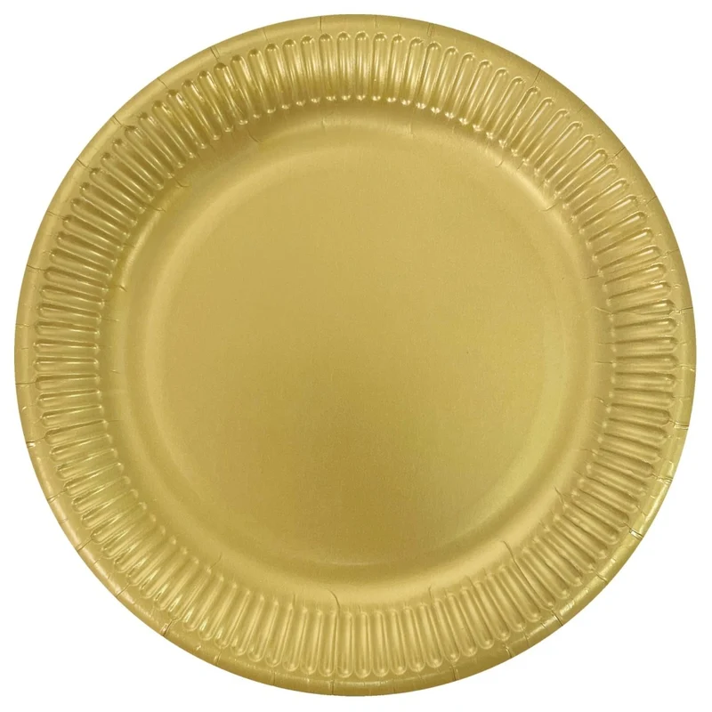 Gouden Borden Metalic 23cm 8st