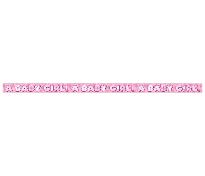 Baby Banner Roze 3,65m