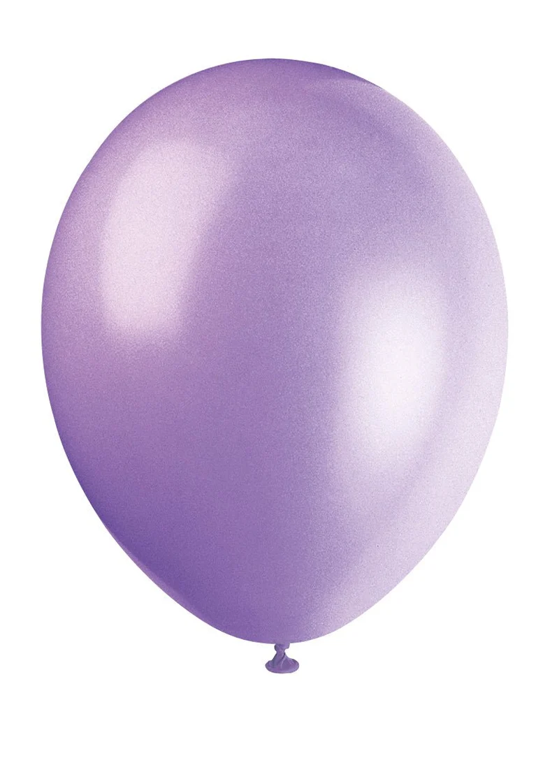 Lila Ballonnen Glans 30cm 10st