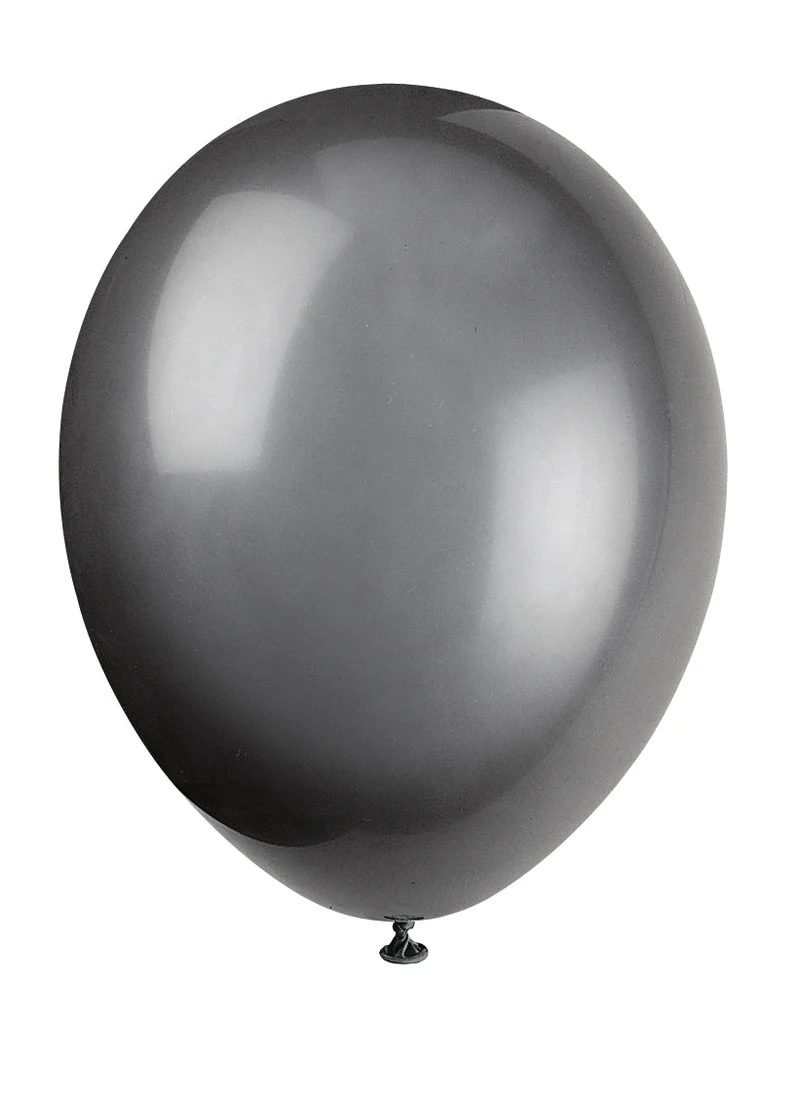 Zwarte Ballonnen Glans 30cm 10st
