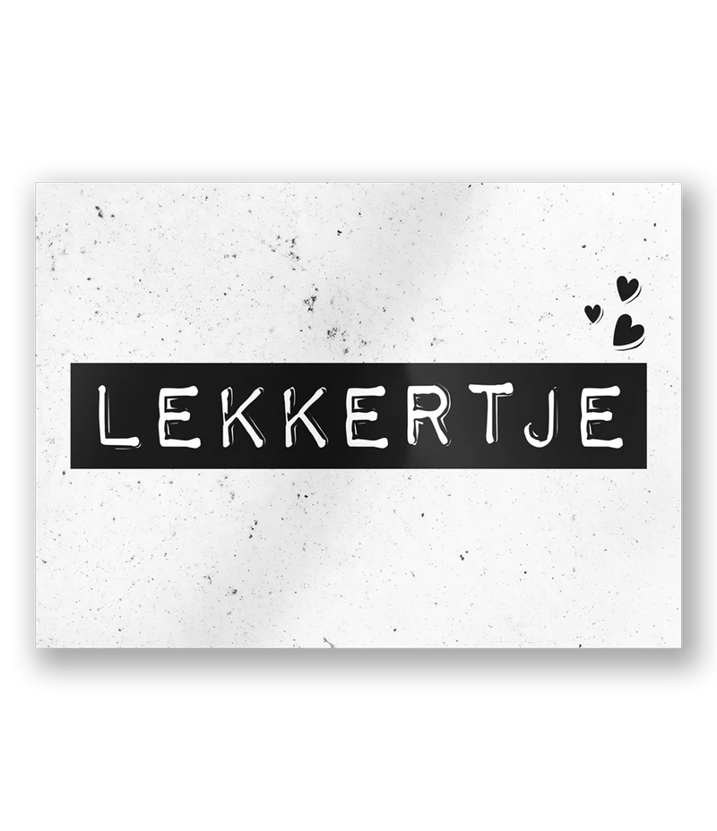 Wenskaart Lekkertje 15cm
