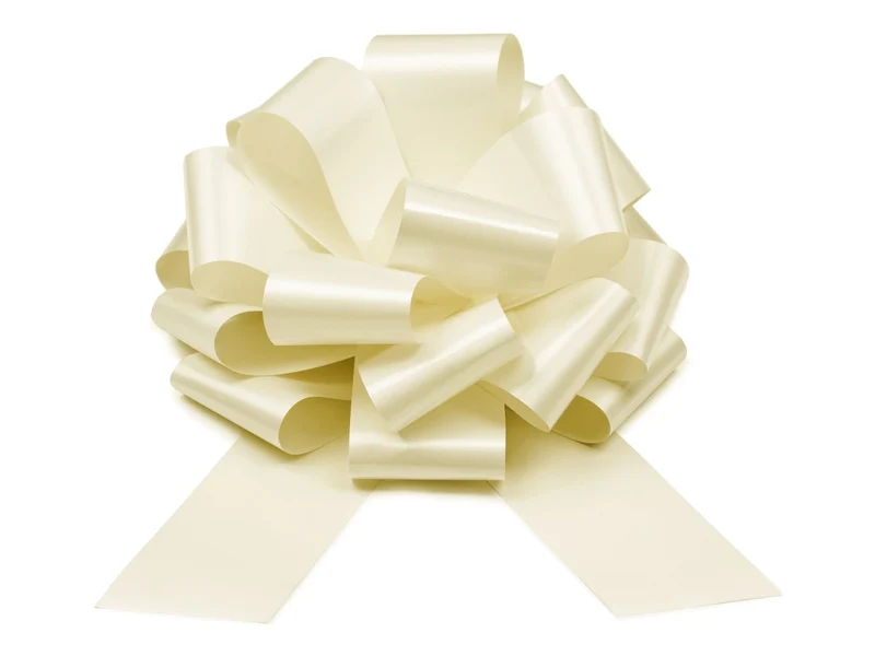 Witte Strik 40cm