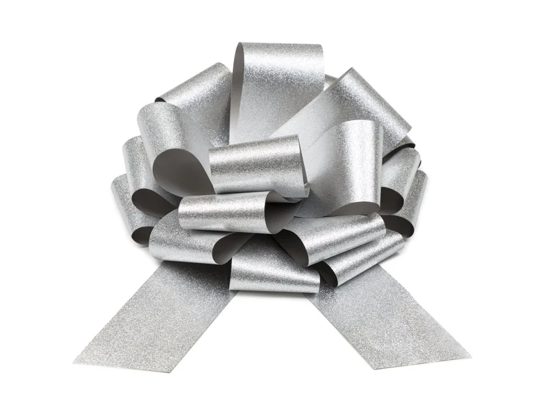 Zilveren Strik 30cm
