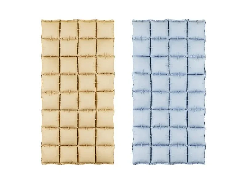 Blauw Gele Deurgordijn 1,1m