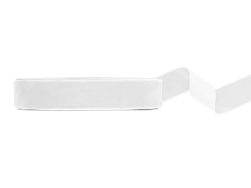 Witte Lint Velour 10m