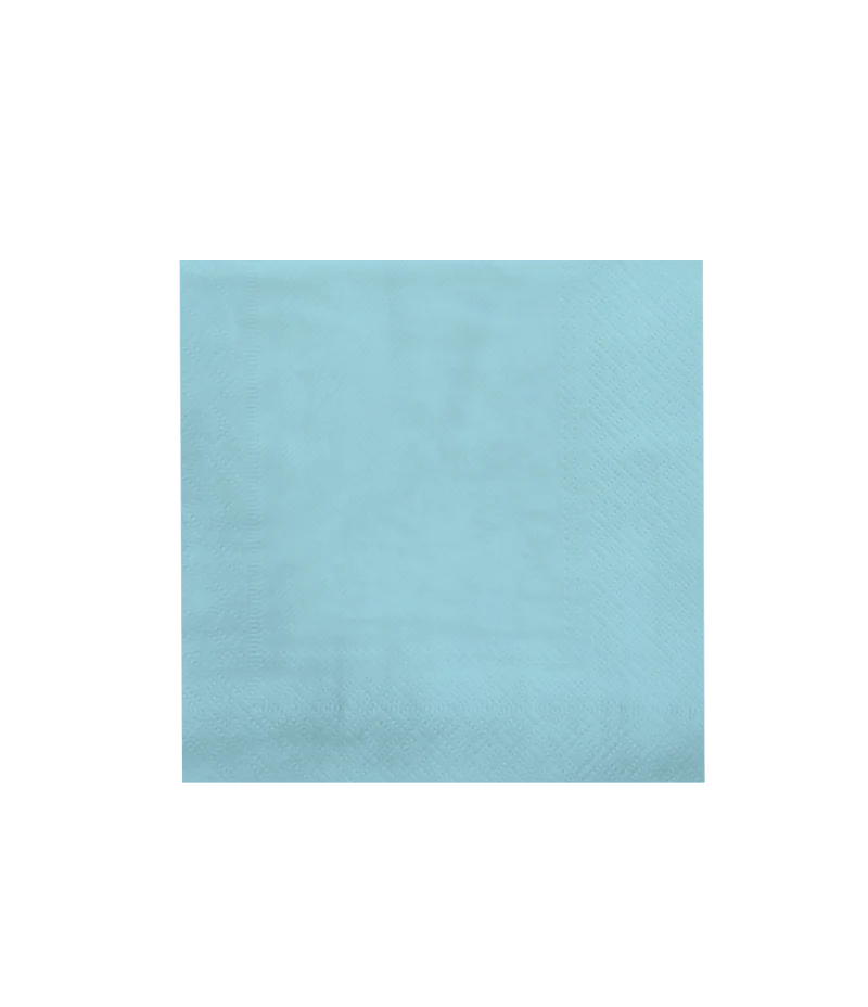 Blauwe Servetten Pastel 16,5cm 8st