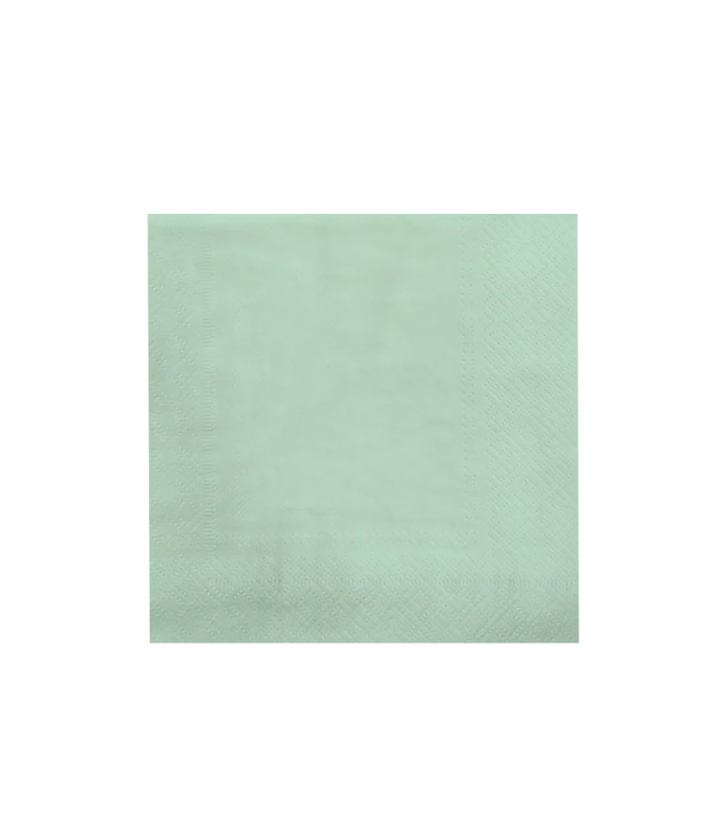 Groene Servetten Pastel 16,5cm 8st
