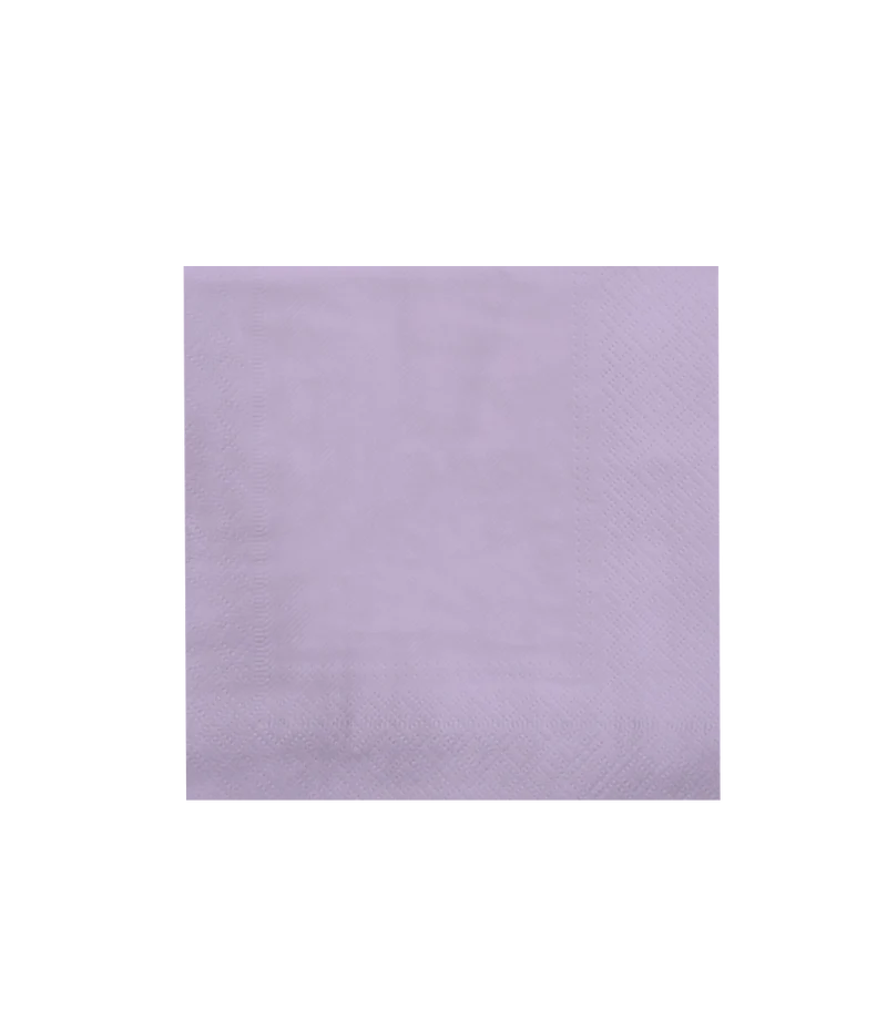 Paarse Servetten Pastel 16,5cm 8st