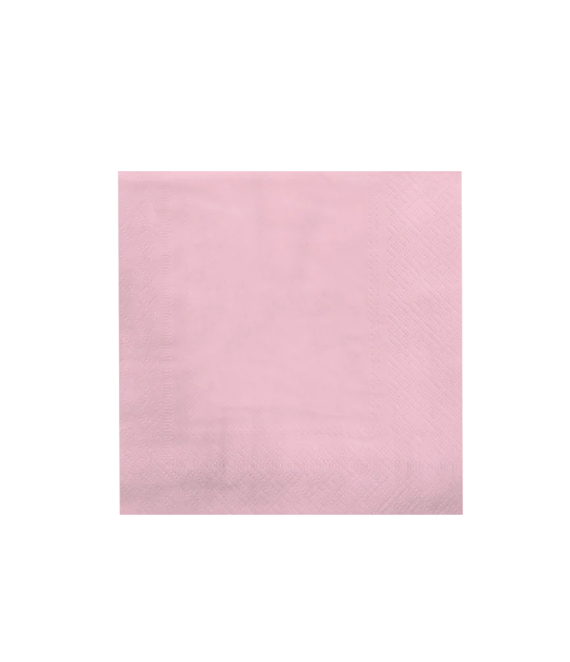 Lichtroze Servetten Pastel 16,5cm 8st
