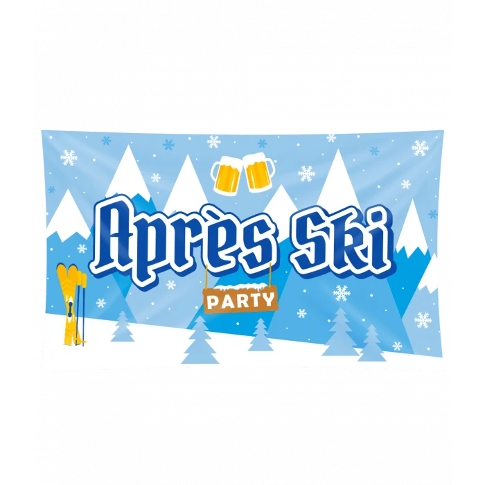 Blauwe Vlag Apres Ski Xxl 1,5m