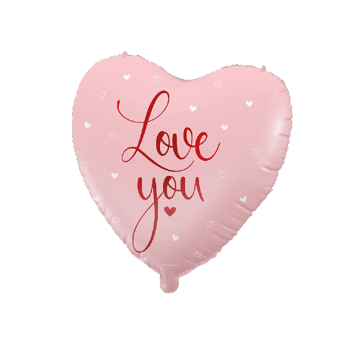 Hart Helium Ballon Love You Leeg 60cm