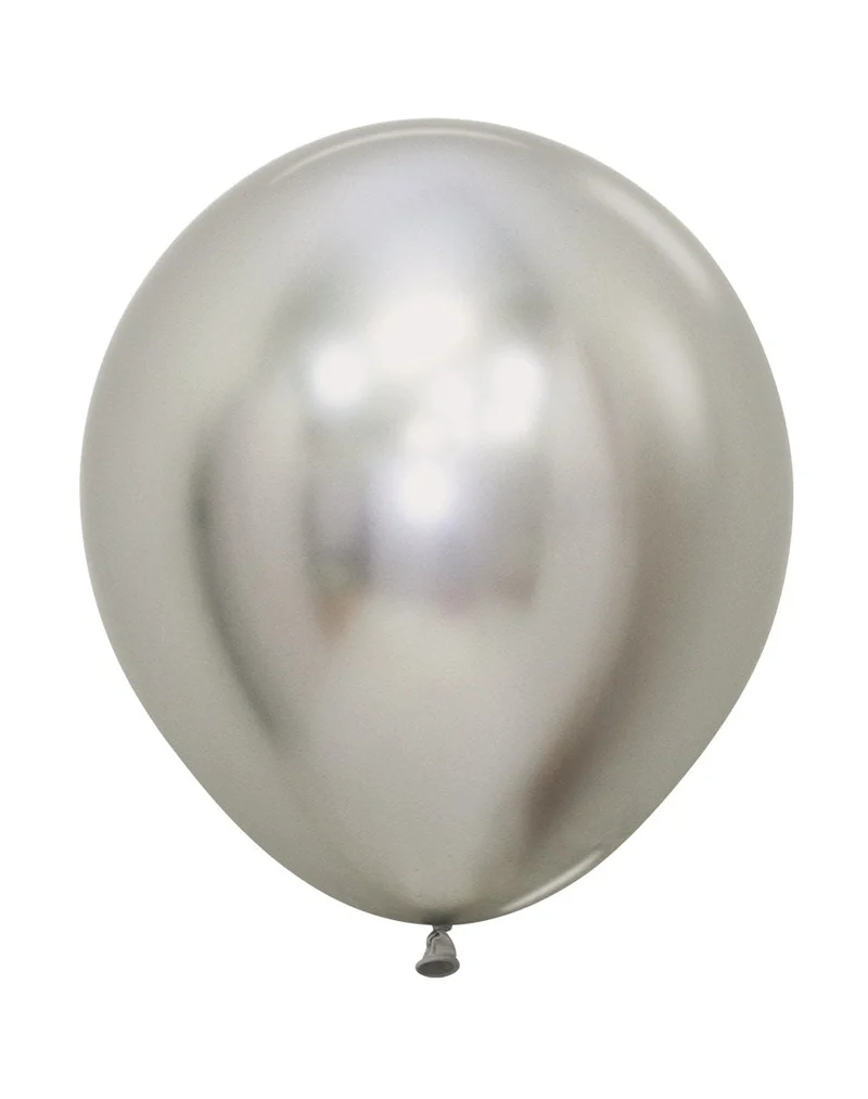 Zilveren Ballonnen 45cm 15st