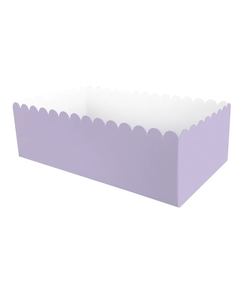 Paarse Snackbakje 12,5cm 8st