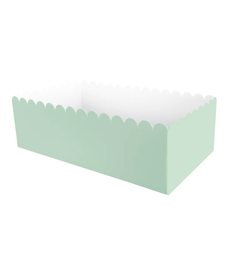 Lichtgroene Snackbakje 12,5cm 8st