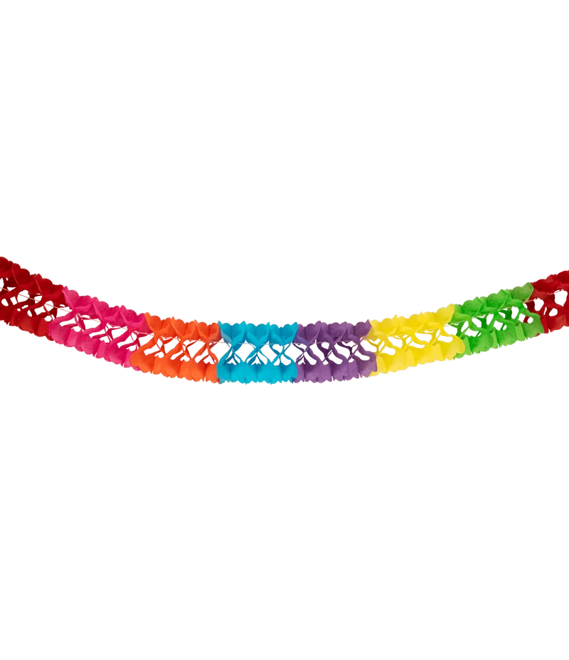 Gekleurde Slinger Papier 6m
