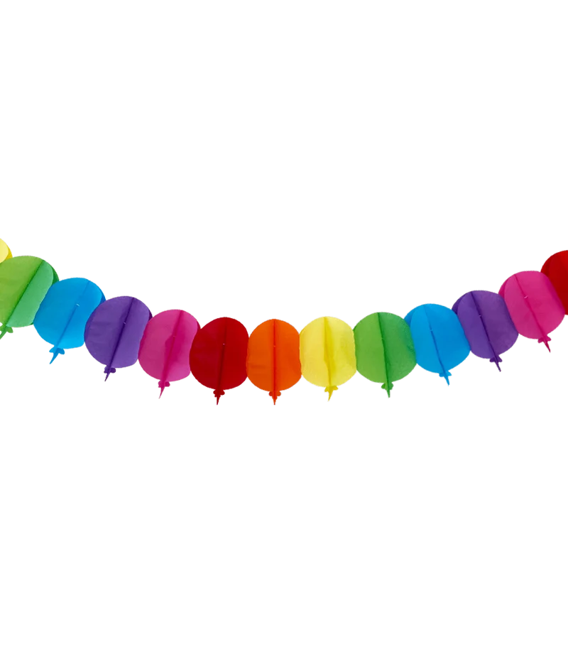 Gekleurde Slinger Ballonnen 6m