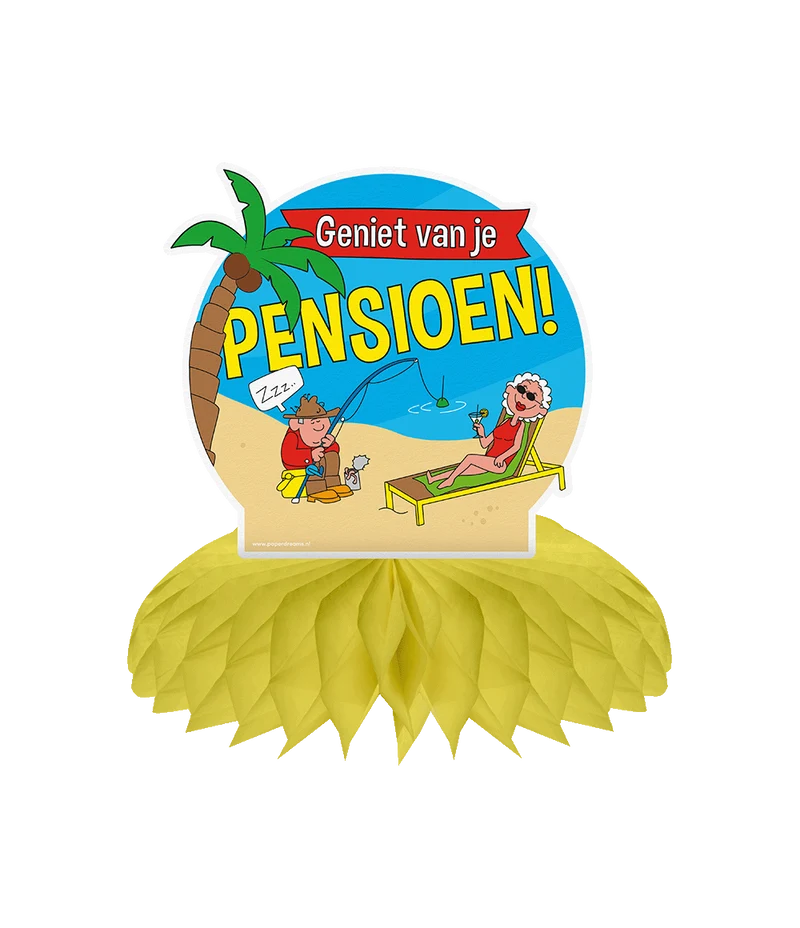 Pensioen Tafeldecoratie