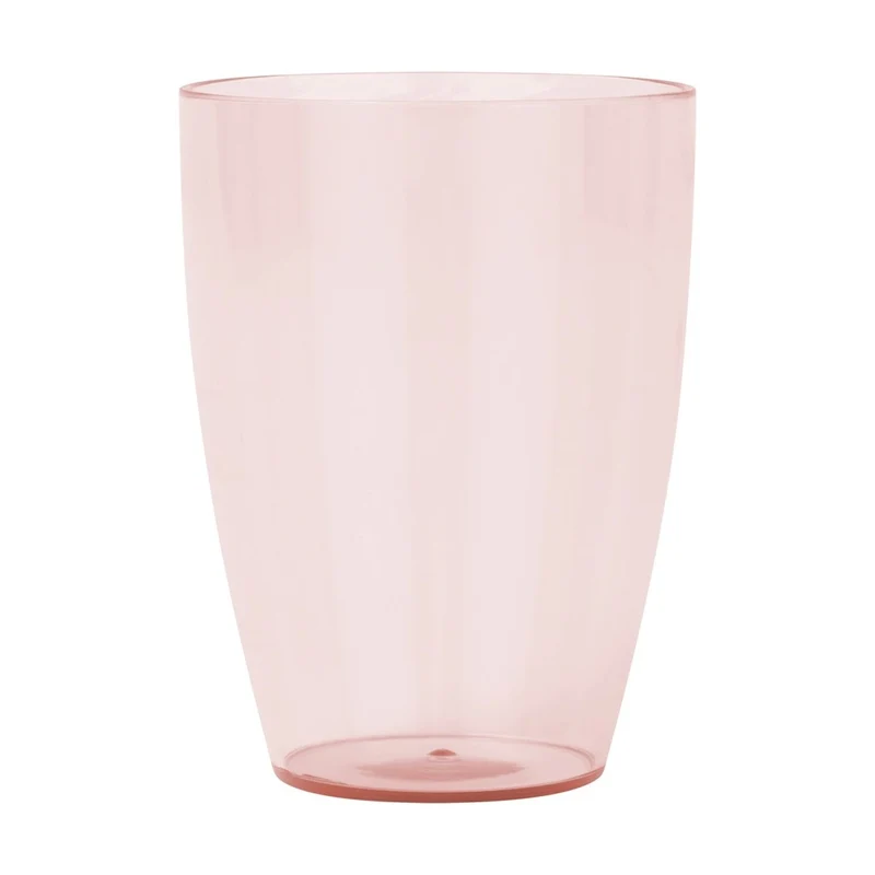 Roze Beker Plastic 400ml 2st