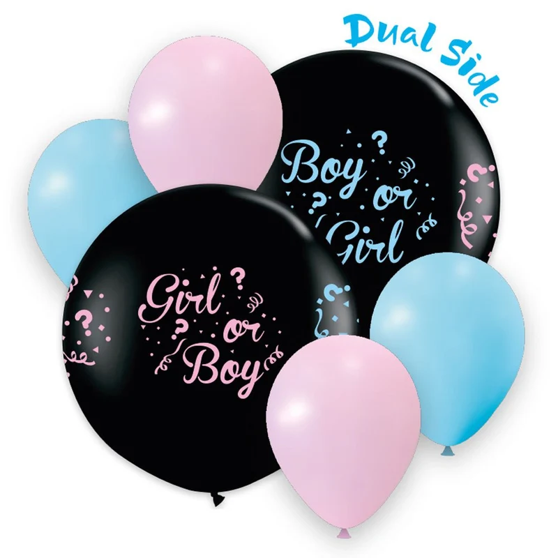 Gender Reveal Ballonnen Set 80cm 5st