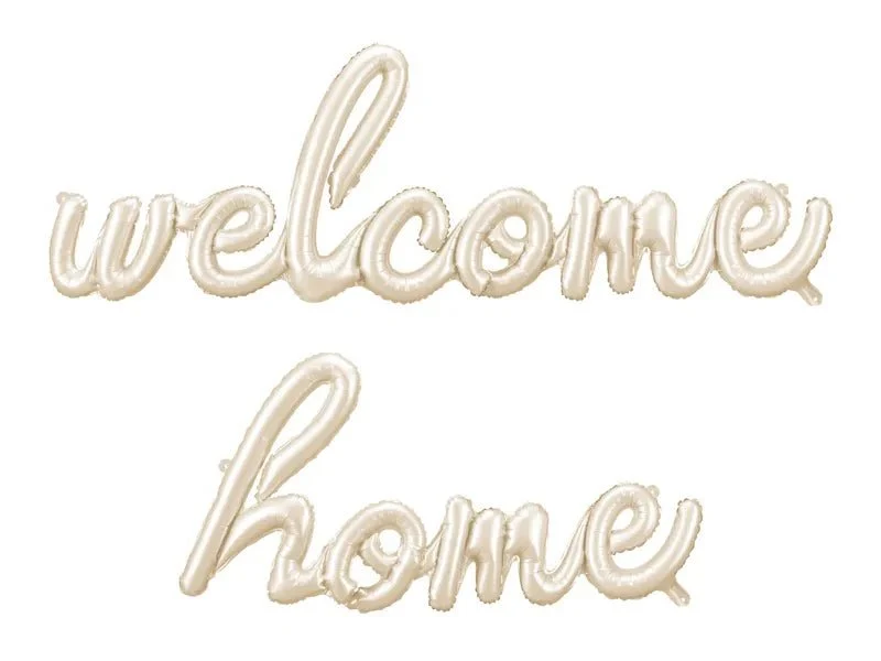 Welkom Thuis Ballonnen Set Beige 3,35m