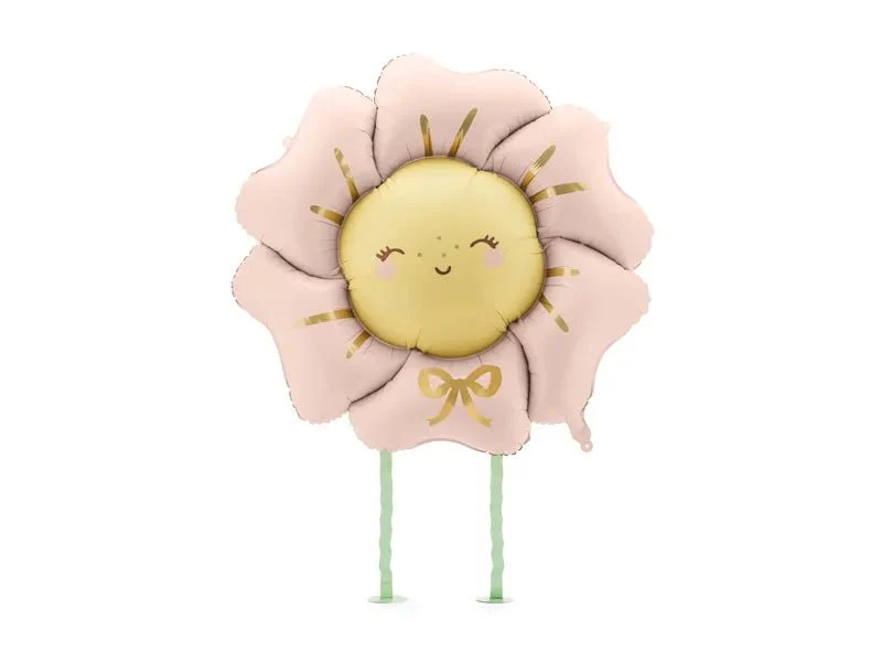 Bloem Helium Ballon Roze Leeg 1,4m