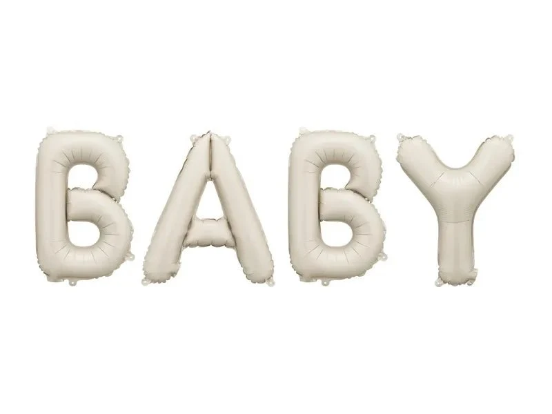 Baby Ballonnen Set Beige 1,4m