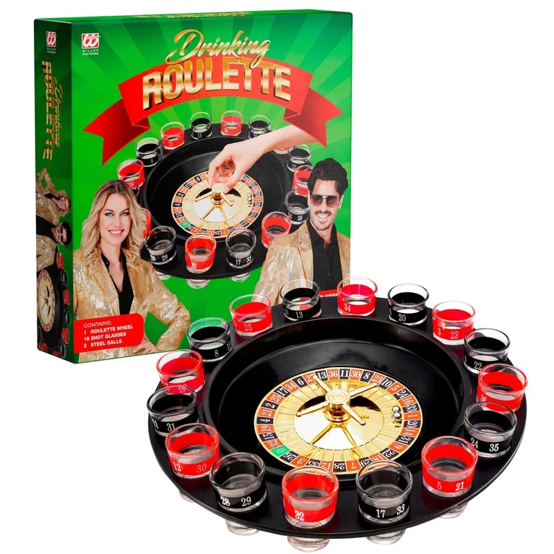 Rood Zwarte Drankspel Roulette