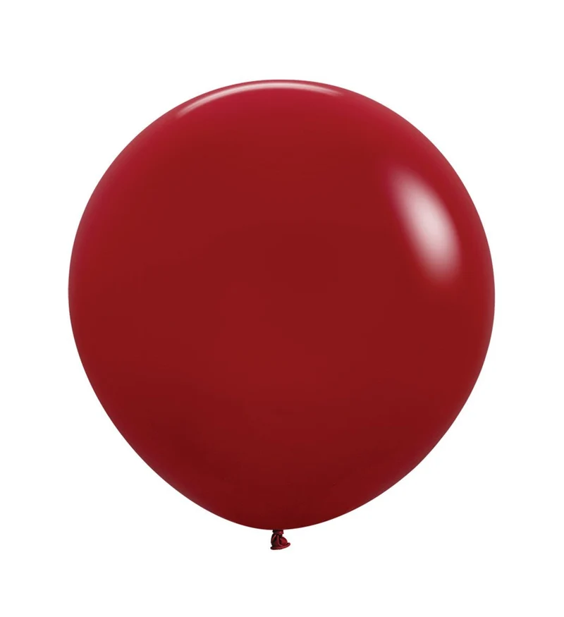 Rode Ballonnen Bordeaux 61cm 3st